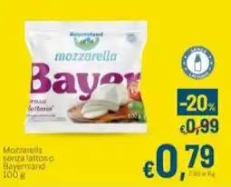 Aldel Discount Mozzarella senza lattosio Bayernland offerta