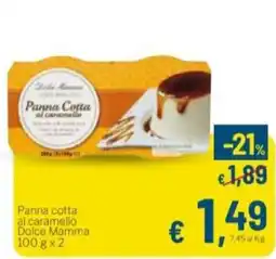 Aldel Discount Panna cotta al caramello Dolce Mamma offerta