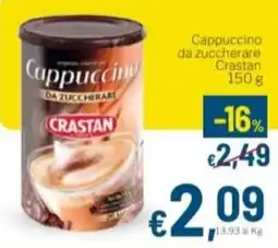 Aldel Discount Cappuccino da zuccherare Crastan offerta