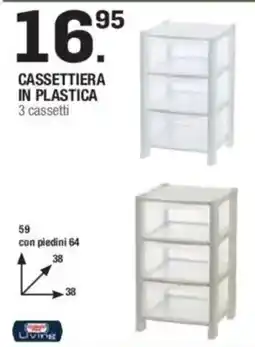 Brico OK Cassettiera in plastica offerta