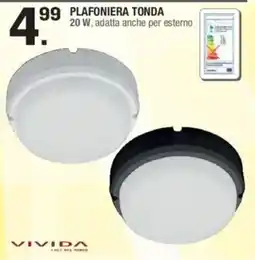 Brico OK Plafoniera tonda Vivida offerta
