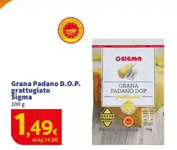 Sigma Grana Padano D.O.P. grattugiato Sigma offerta