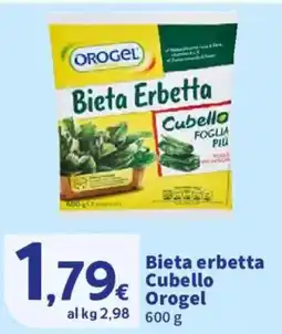 Ok Sigma Bieta erbetta Cubello Orogel offerta
