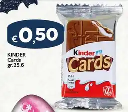 Marketpiù Kinder Cards offerta