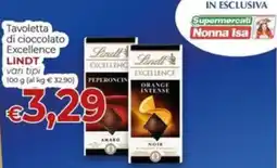 Maxi Nonna Isa Tavoletta di cioccolato Excellence Lindt offerta
