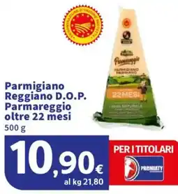 Ok Sigma Parmigiano Reggiano D.O.P. Parmareggio offerta