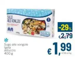 Aldel Discount Sugo alle vongole Igela offerta