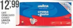 Iper Romagnolo Caffè crema e gusto classico Lavazza offerta