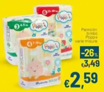 Pannolini bimbo Poppis