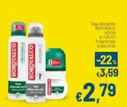 Aldel Discount Decodorante Borotalco offerta