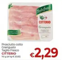 Maxi Nonna Isa Prosciutto cotto Grangusto Taglio Fresco Citterio offerta