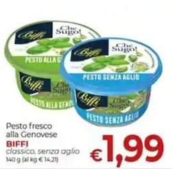 Maxi Nonna Isa Pesto fresco alla Genovese BIFFI classico, senza aglio offerta