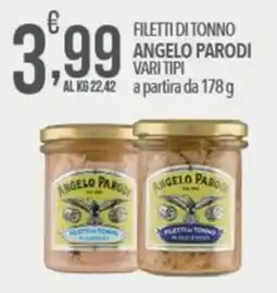 Iper Romagnolo Filetti di tonno Angelo Parodi offerta