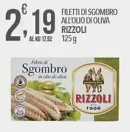 Iper Romagnolo Filetti di Sgombro Rizzoli offerta