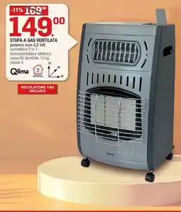 Brico OK Stufa a gas ventilata Qlima offerta