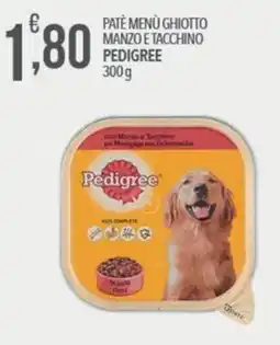 Iper Romagnolo Paté Menù Ghiotto Manzo e Tacchino Pedigree offerta