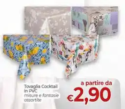 Maxi Nonna Isa Tovaglia Cocktail in PVC offerta
