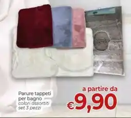 Maxi Nonna Isa Parure tappeti per bagno offerta