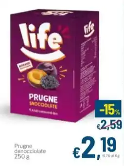 Aldel Discount Life prugne snocciolate offerta