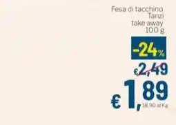 Aldel Discount Fesa di tacchino Tanzi offerta