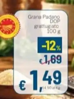 Aldel Discount Grana Padano DOP grattugiato offerta