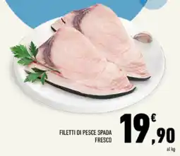 Conad Tuday Filetti di pesce spada fresco offerta