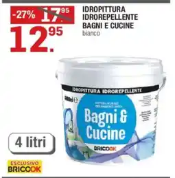 Brico OK Idropittura idrorepellente Bagni & Cucine Bricook offerta