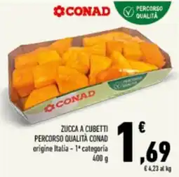 Conad Tuday Zucca a cubetti Percorso Qualità Conad offerta