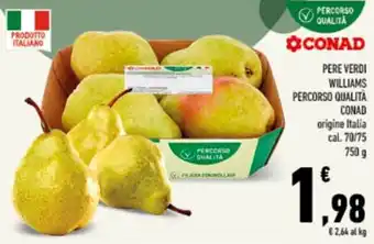Pere verdi Williams Percorso Qualità Conad