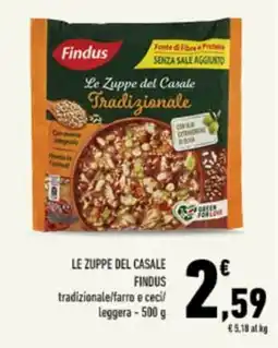 Conad Tuday Le Zuppe del Casale Tradizionale Findus offerta