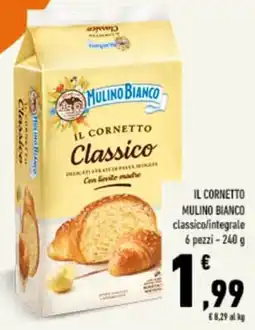 Conad Tuday Il cornetto classico Mulino Bianco offerta