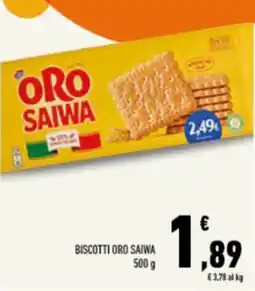 Conad Tuday Biscotti Oro Saiwa offerta