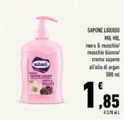 Conad Tuday Mil Mil sapone liquido mora & muschio offerta