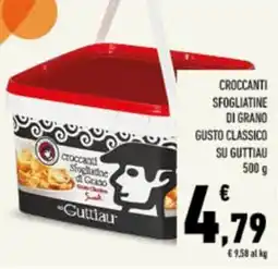 Conad Tuday Croccanti sfogliatine di grano gusto classico su Guttiau offerta