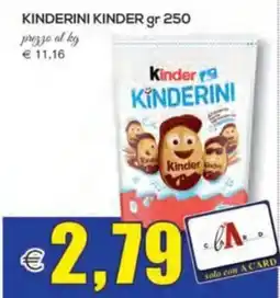 SuperOne Kinder Kinderini offerta
