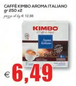 SuperOne Caffè Kimbo Aroma Italiano offerta
