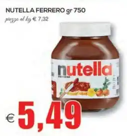 SuperOne Nutella Ferrero offerta