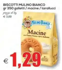 SuperOne Biscotti Mulino Bianco Galletti/ Macine/ Tarallucci offerta