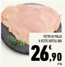 Conad Tuday Petto di pollo a fette sottili bio offerta