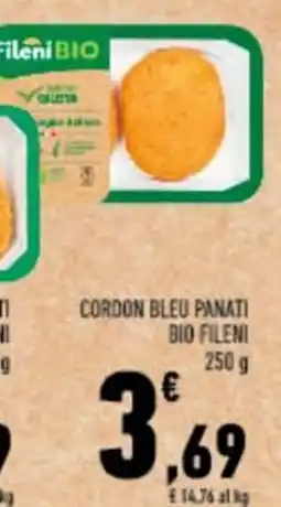 Conad Tuday Cordon bleu panati bio fileni offerta