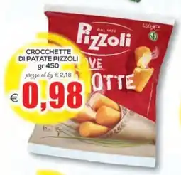SuperOne Crocchette di patate Pizzoli offerta