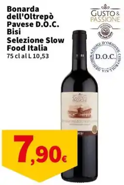 Ok Sigma Bonarda dell'Oltrepò Pavese D.O.C. Bisi offerta