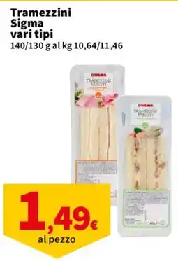 Ok Sigma Tramezzini Sigma offerta