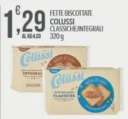 Iper Romagnolo Fette biscottate Colussi classiche/integrali offerta