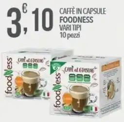 Iper Romagnolo Caffè in capsule Foodness offerta