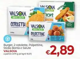 Maxi Nonna Isa Burger, 2 cotolette, Polpette, Sticks Bontà e Salute VALSOIA offerta