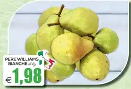 SuperOne Pere Williams Bianche offerta