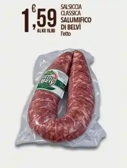 Iper Romagnolo Salsiccia classica Salumifico di Belvì offerta
