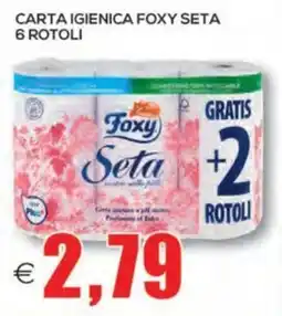 SuperOne Carta igienica Foxy Seta offerta