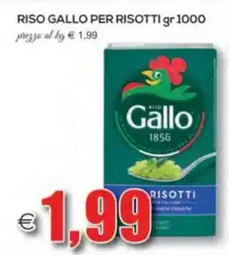 SuperOne Riso Gallo per risotti offerta
